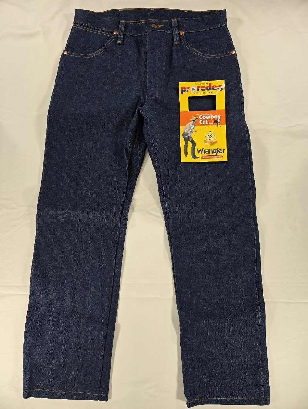 NEW Wrangler Pro Rodeo Original Fit Blue Jeans Cowboy Cut 13MWZ Mens 31x39 NWT